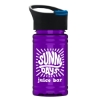 Garyline® Mini RPET Bottle with Pop-Up Lid - 16 oz. - Translucent Violet
