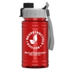Garyline® Mini RPET Bottle with Quick-Snap Lid - 16 oz. - Translucent Red