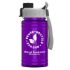 Garyline® Mini RPET Bottle with Quick-Snap Lid - 16 oz. - Translucent Violet