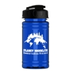 Garyline® Mini RPET Bottle with Flip-Top Lid - 16 oz. - Translucent Blue