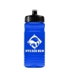 Garyline® RPET Bottle with Push-Pull Lid - 20 oz. - Translucent Blue