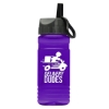 Garyline® RPET Bottle with Ring-Straw Lid - 20 oz. - Translucent Violet