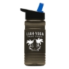 Garyline® RPET Bottle with Flip-Straw Lid - 20 oz. - Smoke