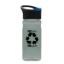 Garyline® RPET Bottle with Pop-Up Lid - 20 oz. - Glacier Blue