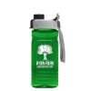 Garyline® RPET Bottle with Quick-Snap Lid - 20 oz. - Translucent Green