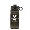 Garyline® RPET Bottle with Two-Tone Drink-Thru Lid with Silicone Loop - 20 oz. - Smoke