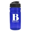 Garyline® RPET Bottle with Flip-Top Lid - 20 oz. - Translucent Blue