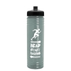 Garyline® Slim Fit RPET Bottle with Push-Pull Lid - 24 oz. - Glacier Blue