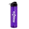 Garyline® Slim Fit RPET Bottle with Flip Lid - 24 oz. - Translucent Violet