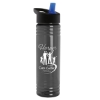 24 Oz. Slim Fit Upcycle Rpet Bottle w/Flip Straw Lid - Smoke