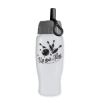 Garyline® Poly+ Recycled Bottle with Ring-Straw Lid - 27 oz. - White
