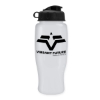 Garyline® Poly+ Recycled Bottle with Flip Lid - 27 oz. - White