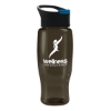 Garyline® Poly+ Recycled Bottle with Pop-Up Lid - 27 oz. - Smoke