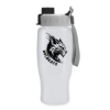 Garyline® Poly+ Recycled Bottle with Quick-Snap Lid - 27 oz. - White
