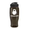 Garyline® Poly+ Recycled Bottle with Flip-Top Lid - 27 oz. - Smoke
