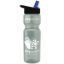Garyline® Champ Recycled Bottle with Flip-Straw Lid - 28 oz. - Glacier Blue