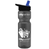 Garyline® Champ Recycled Bottle with Flip-Straw Lid - 28 oz. - Smoke