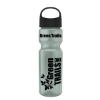 Garyline® Champ Recycled Bottle with Oval Crest Lid - 28 oz. - Glacier Blue
