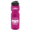 Garyline® Champ Recycled Bottle with Flip-Top Lid - 28 oz. - Translucent Hot Pink