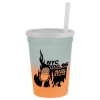 Garyline® Cups-on-the-Go Color-Changing Sport Sipper - 12 oz. - Frost to Orange
