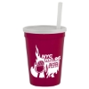Garyline® Cups-on-the-Go Sport Sipper - 12 oz. - Maroon