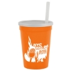 Garyline® Cups-on-the-Go Sport Sipper - 12 oz. - Orange