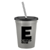 Garyline® Cups-on-the-Go Sport Sipper - 16 oz. - Metallic Silver