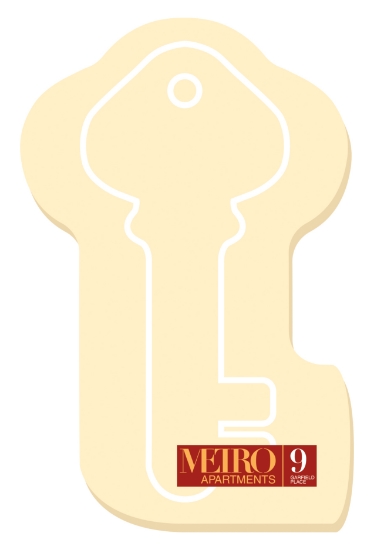 Souvenir® Sticky Note™ 4" x 6" Die Cut Pad, 50 sheet - Snd4b