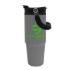 Garyline® Odyssey Stainless Steel Bottle with 2-in-1 Flip-Straw Lid - 30 oz. - Gray