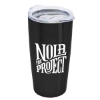 Garyline® Stainless Steel Straight-Wall Tumbler - 18 oz. - Black