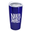 Garyline® Stainless Steel Straight-Wall Tumbler - 18 oz. - Metallic Blue