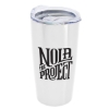 Garyline® Stainless Steel Straight-Wall Tumbler - 18 oz. - White