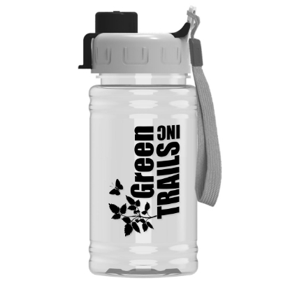 Garyline® Mini Bottle with Quick-Snap Lid - 16 oz. - Clear