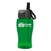Garyline® Poly+ Jr. Bottle with Ring-Straw Lid - 18 oz. - Translucent Green