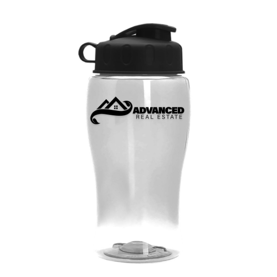Garyline® Poly+ Jr. Bottle with Flip Lid - 18 oz. - Clear