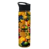 Garyline® Slim Fit Bottle with Pop-Up Lid - 24 oz. - Translucent Orange