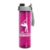 Garyline® Slim Fit Bottle with Quick-Snap Lid - 24 oz. - Translucent Fuschia