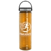 Garyline® Slim Fit Bottle with Grip Lid - 24 oz. - Translucent Orange