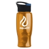 Garyline® Poly+ Bottle with Pop-Up Lid - 27 oz. - Translucent Orange