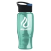 Garyline® Poly+ Bottle with Pop-Up Lid - 27 oz. - Translucent Teal