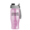 Garyline® Poly+ Bottle with Quick-Snap Lid - 27 oz. - Translucent Pink