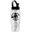Garyline® Poly+ Bottle with Flip-Straw, Swivel-Handle Lid - 27 oz. - Clear