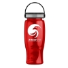 Garyline® Poly+ Bottle with Grip Lid - 27 oz. - Translucent Red