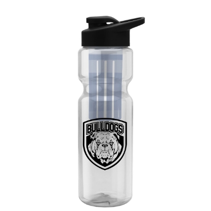 Garyline® Champ Bottle with Drink-Thru Lid and Infuser - 28 oz. - Clear