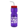 Garyline® Champ Bottle with Straw Lid - 28 oz. - Translucent Violet