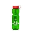 Garyline® Champ Bottle with Tethered Lid - 28 oz. - Translucent Green