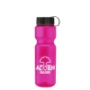 Garyline® Champ Bottle with Tethered Lid - 28 oz. - Translucent Hot Pink