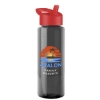 Garyline® Guzzler Bottle with Flip-Straw Lid - 32 oz. - Smoke