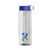 Garyline® Guzzler Bottle with Tethered Lid - 32 oz. - Clear