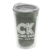 14 Oz. Sentinel Transparent Tumbler w/Slide Lid - Smoke